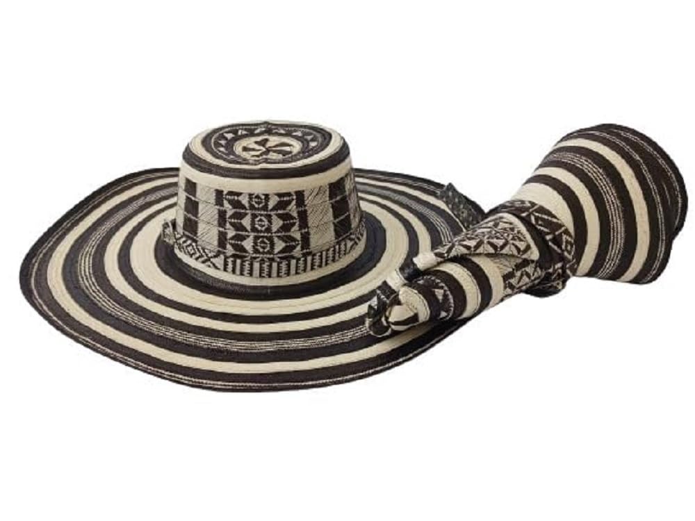 Authentic Colombian Vueltiao Sombrero for Men & Women - Handwoven by Colombian Artisans - Perfect for Beach, Festival & Cultural Events