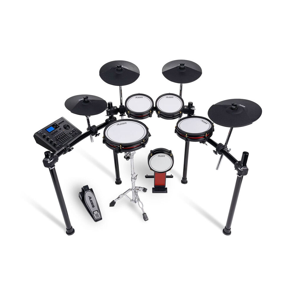 Alesis Crimson MK3 9-Piece Premium Electronic Drum Kit – Professional Electronic Drums for Home, Studio & Live Performance