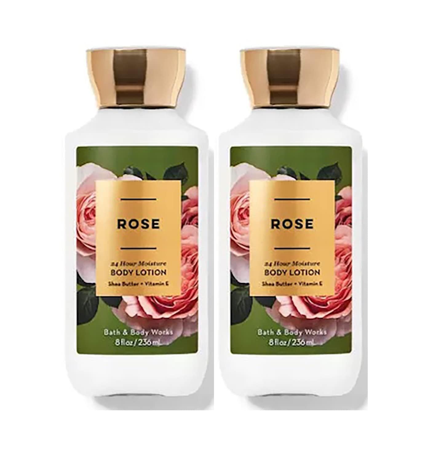 Bath & Body Works Rose Super Smooth Body Lotion Set - 2 Pack (8 Oz Each) | Hydrating & Nourishing Moisturizer for Dry Skin | Perfect Gift for Women, Valentine's Day, Mother's Day & Self-Care Routine