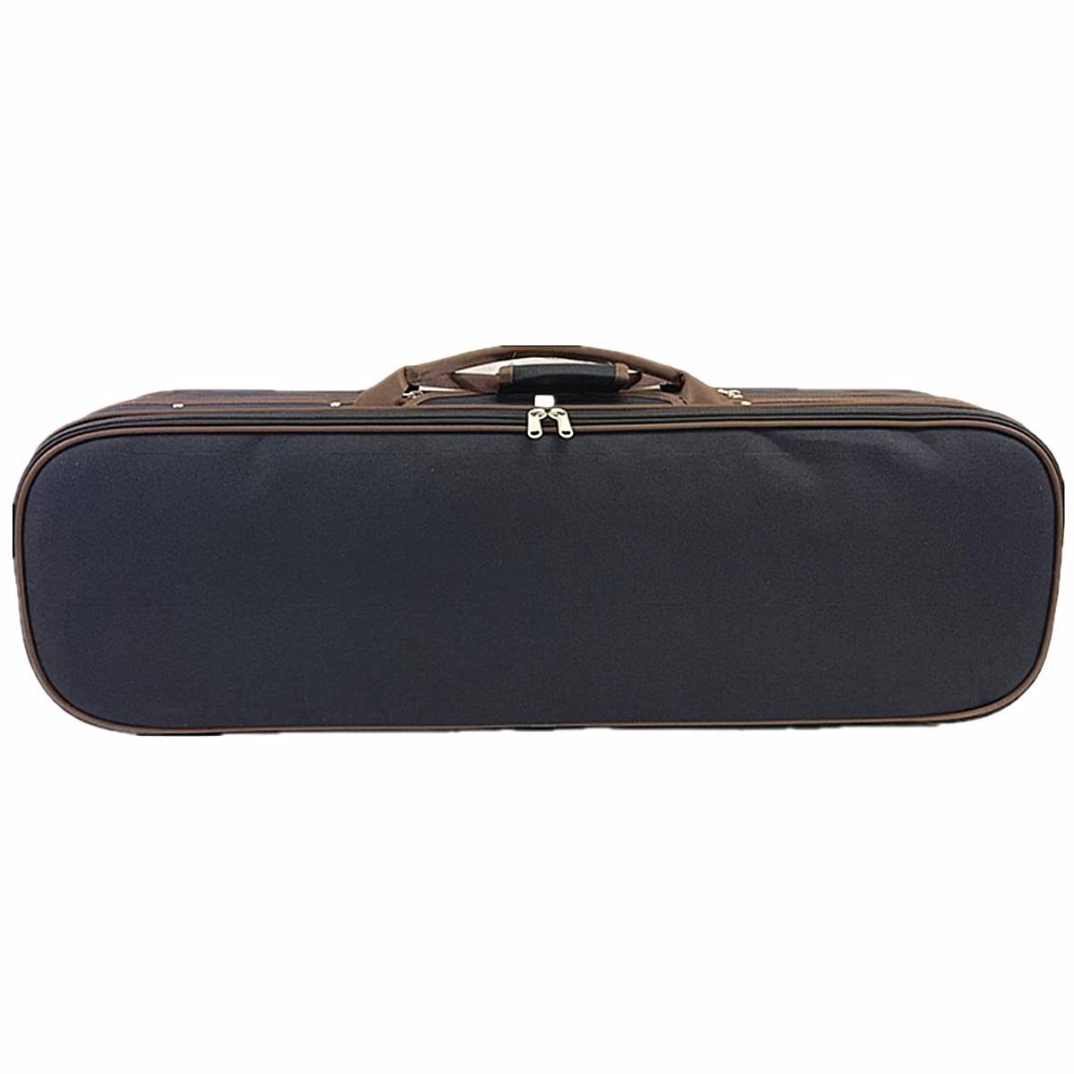 Premium 3/4 Size Foam Padded Oblong Violin Case with Free Strings - Perfect for Student Musicians & Travel Protection