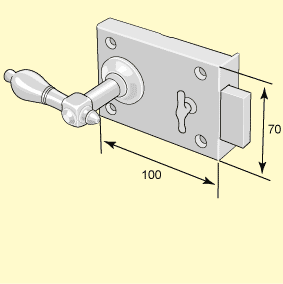 Kammarlås FA Stenman 2 - High Security Cabinet Lock - Perfect for Home, Office & Storage Safety