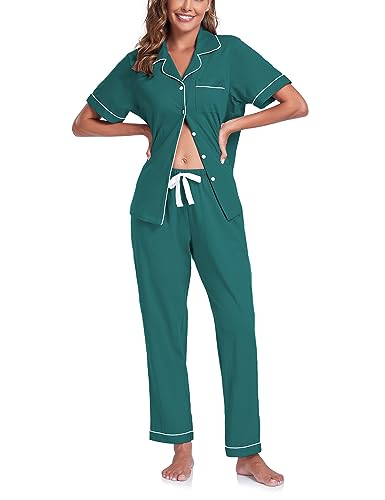 Green-short Sleeve Pjs