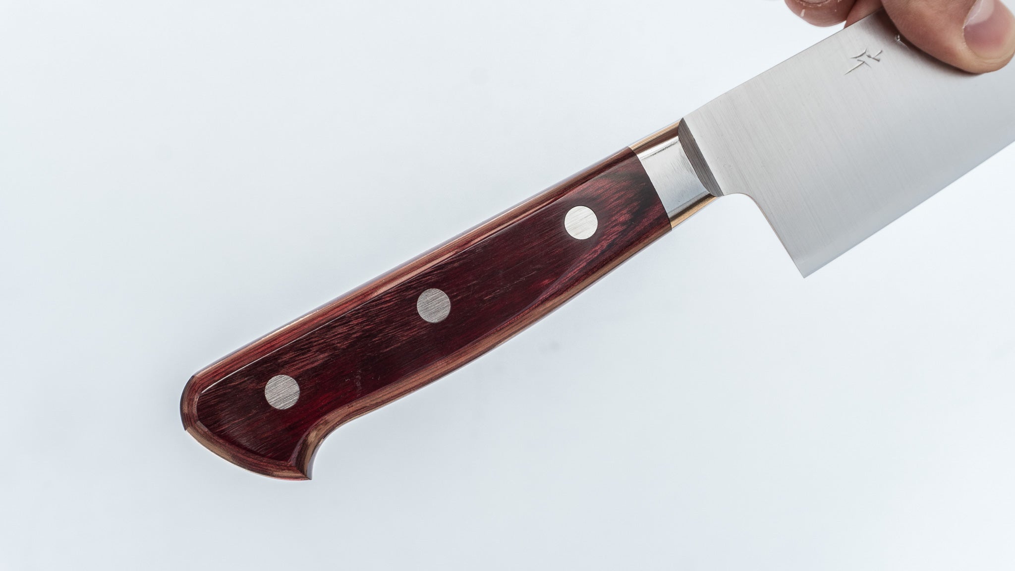 Hitohira TP Gyuto 180mm Japanese Chef Knife with Wine Pakka Handle - Professional Kitchen Knife for Sushi, Meat Cutting & Precision Cooking