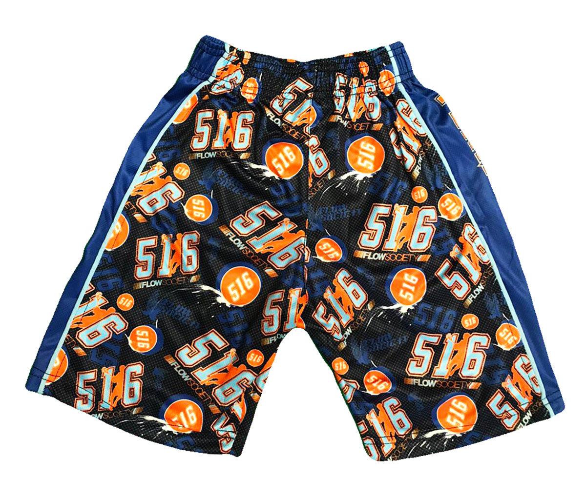 Boys 516 Flow Attack Athletic Shorts - Lightweight Quick-Dry Running Basketball Workout Shorts for Active Kids - Perfect for Sports, Gym & Outdoor Play
