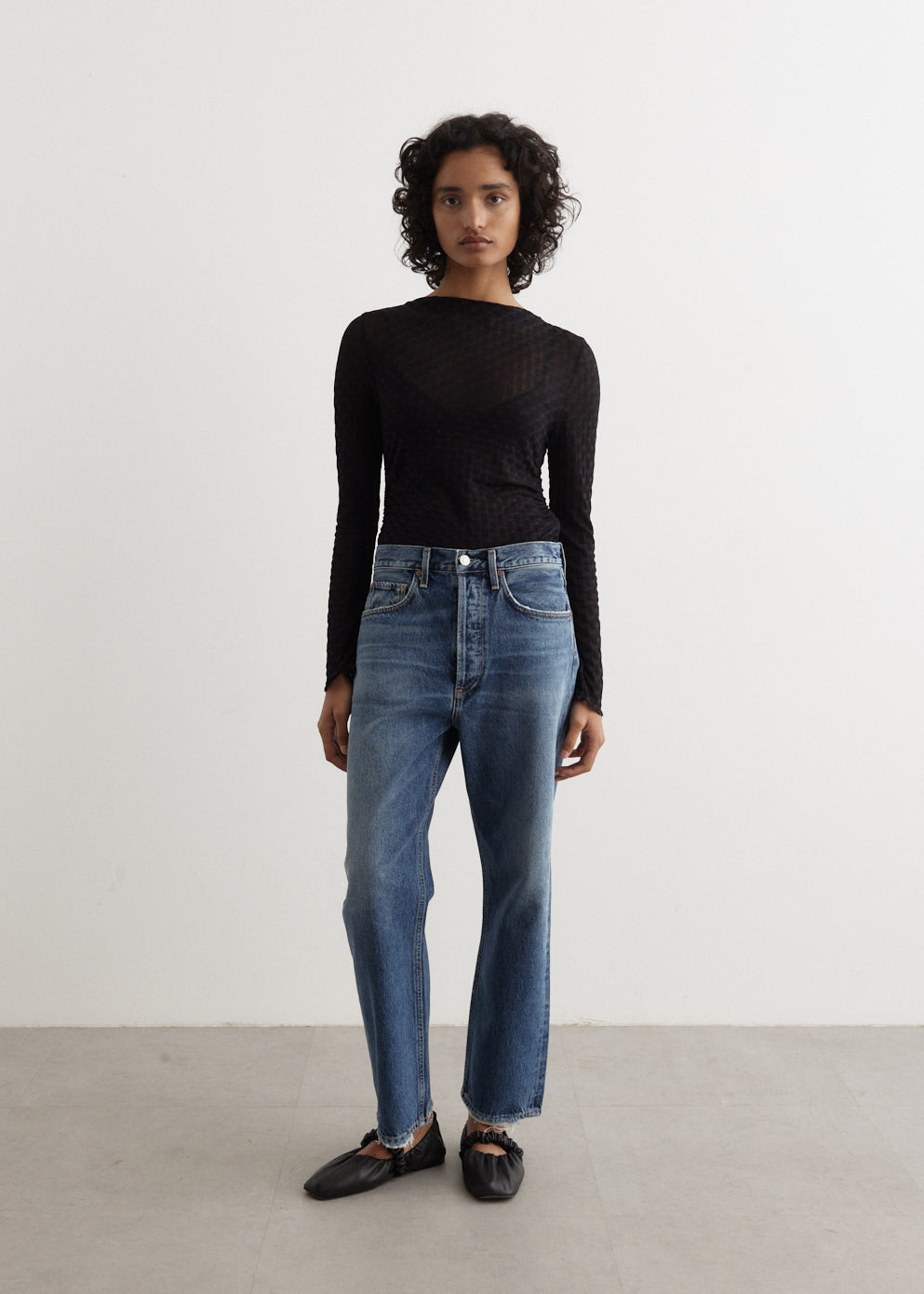 90's Vintage Crop Mid Rise Loose Straight Jeans for Women - Retro High Waisted Distressed Denim Pants - Perfect for Casual Outfits, Street Style & Everyday Wear