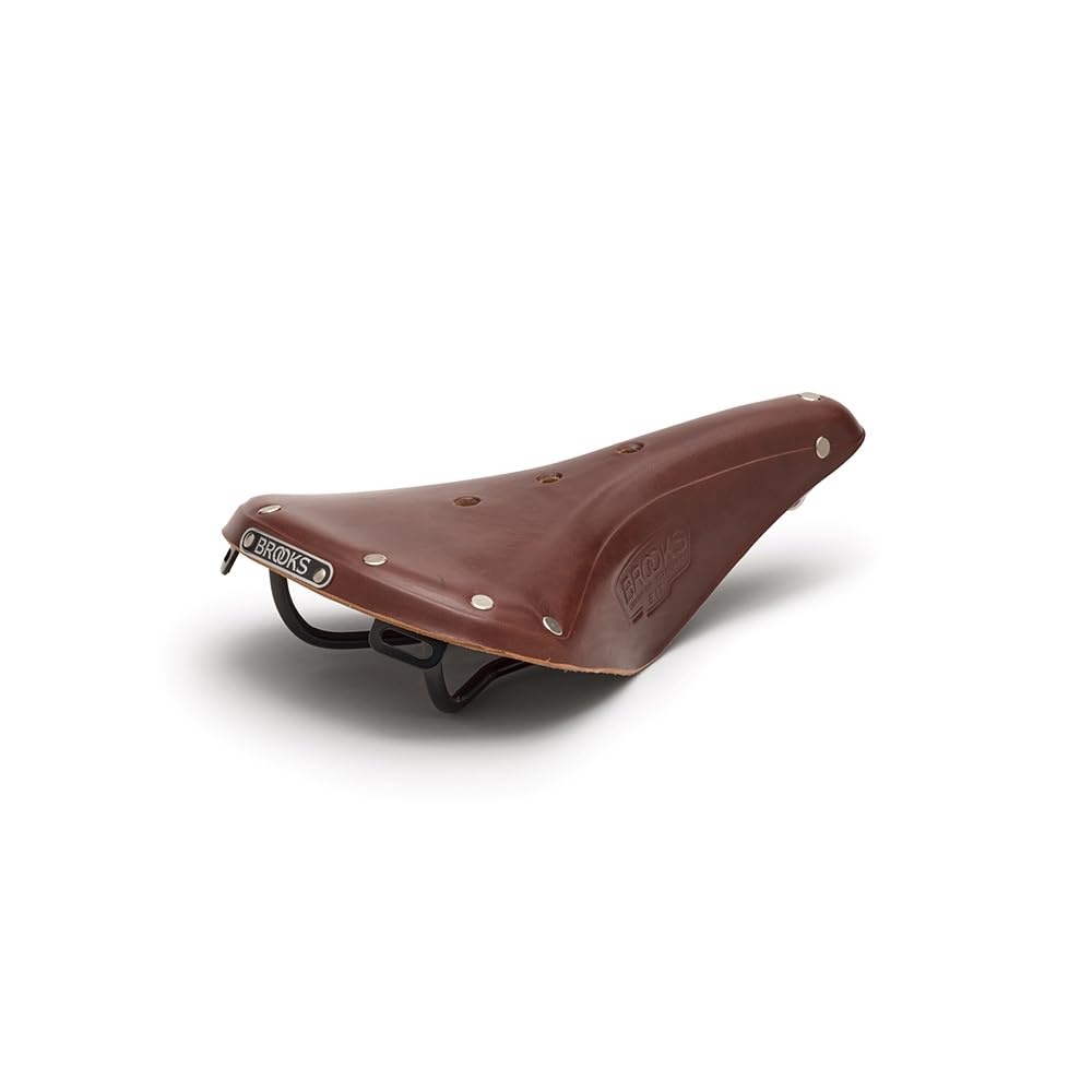 Brooks England B17 Premium Leather Bike Saddle - Ultra Comfortable Cycling Seat for Road & Touring Bikes | Perfect for Long Distance Rides & Commuting