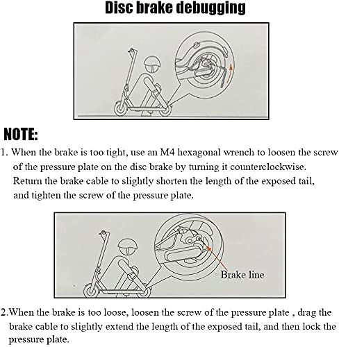 GYL Scooter Brake Disc - Compatible with Xiaomi M365 Pro Electric Scooter - Stainless Steel Brake Rotors & Pads (120mm) - Perfect for Commuting, City Riding & Daily Use
