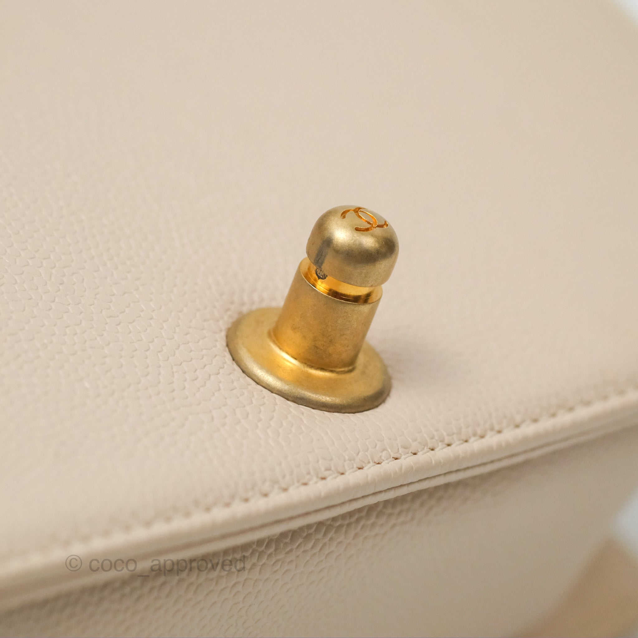 Chanel Chevron Small Boy Bag in Cream Ivory Caviar Leather with Aged Gold Hardware - Perfect for Luxury Fashion & Everyday Elegance