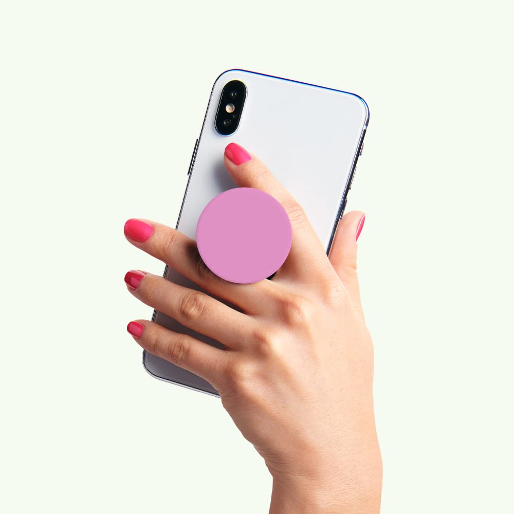 PopSockets PopGrip: Collapsible Phone Grip & Stand with Swappable Top - Colorblock Pink for iPhone, Samsung & Smartphones - Perfect for Selfies, Videos & Hands-Free Use