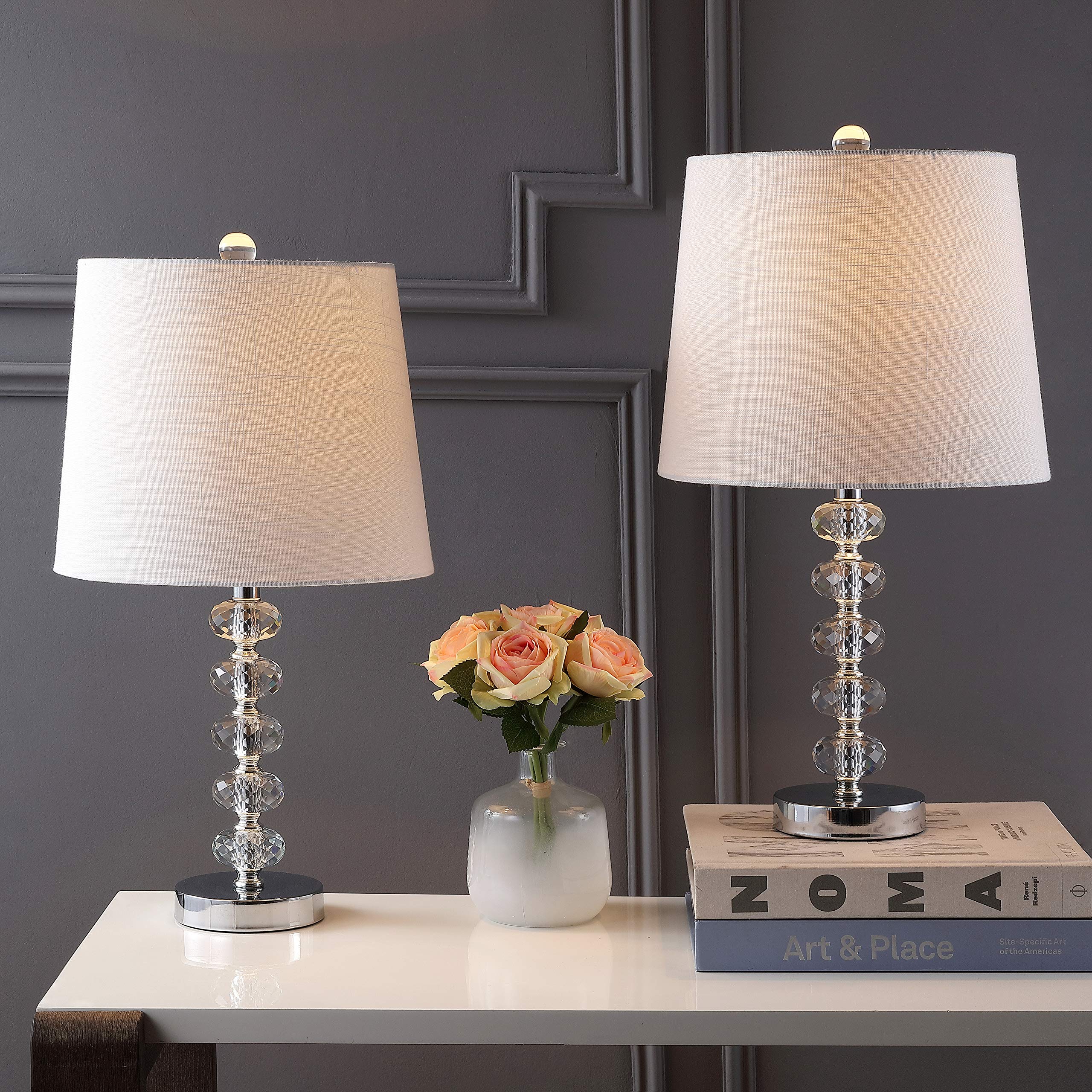 JONATHAN Y JYL5038A-SET2 Set of 2 Modern LED Table Lamps - 22