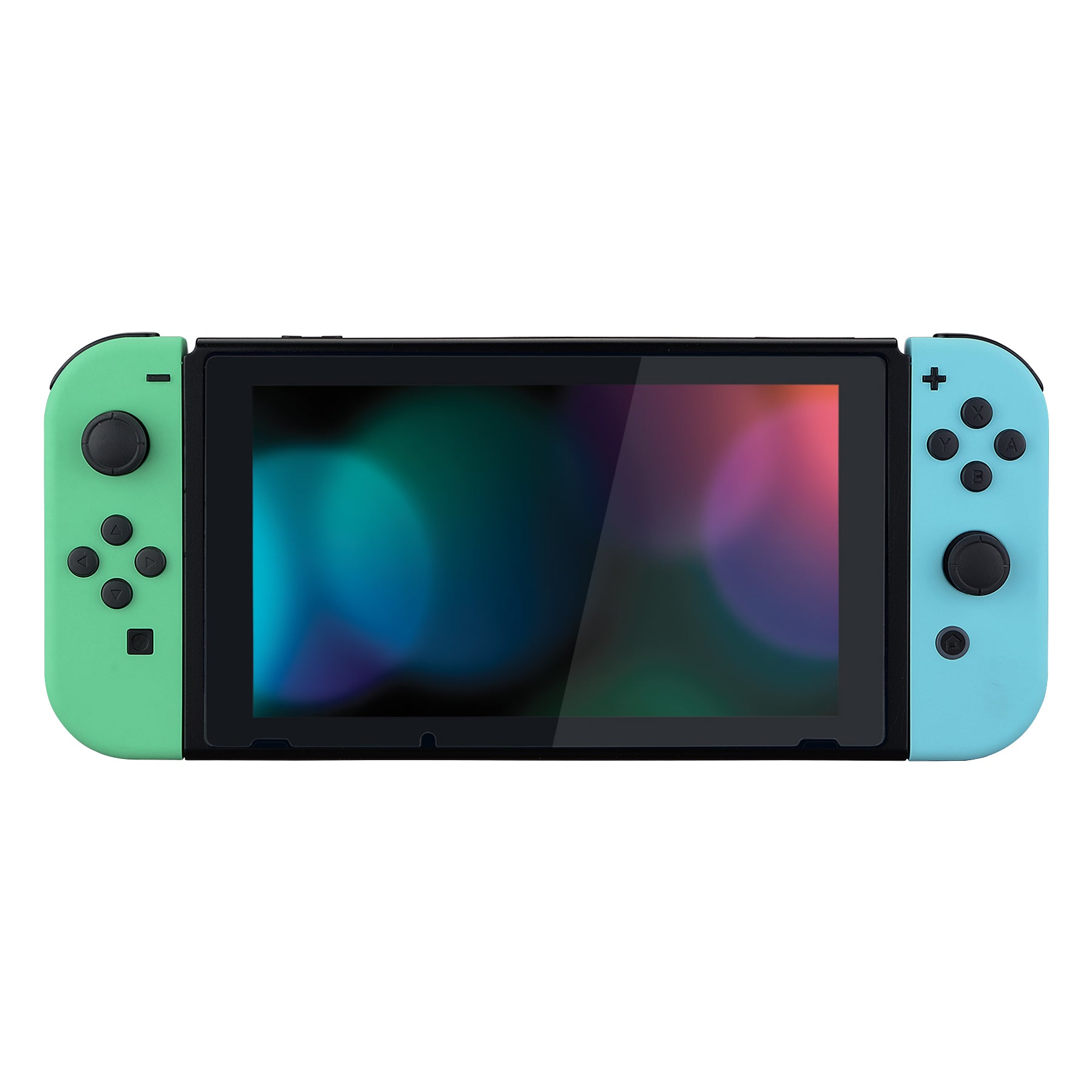 eXtremeRate Mint Green & Heaven Blue JoyCon Shell Replacement Kit for Nintendo Switch & OLED - DIY Full Set Buttons & Housing (Console Not Included) CP317 - Perfect for Gaming, Customization & Controller Repair
