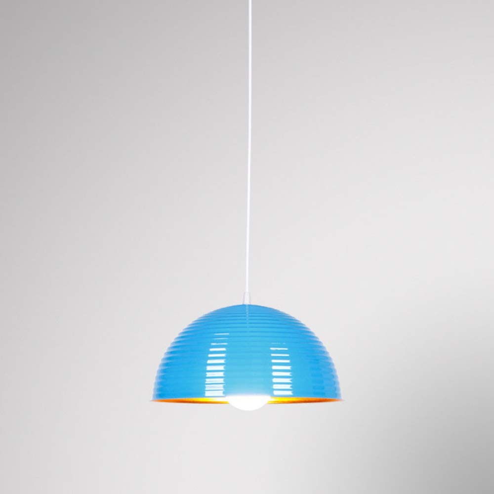 JXINGZI Modern Semi-Circle Threaded Pendant Light - Adjustable Iron Chandelier for Bedroom, Study & Reading - Vintage Industrial Ceiling Lamp for Living Room, Dining Room & Office Decor