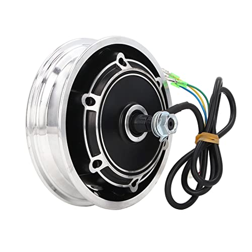 10 Inch 48V 1000W Brushless Electric Scooter Hub Motor with Disc Brake - High Performance Replacement Wheel for Electric Scooters - Perfect for Commuting & Urban Travel