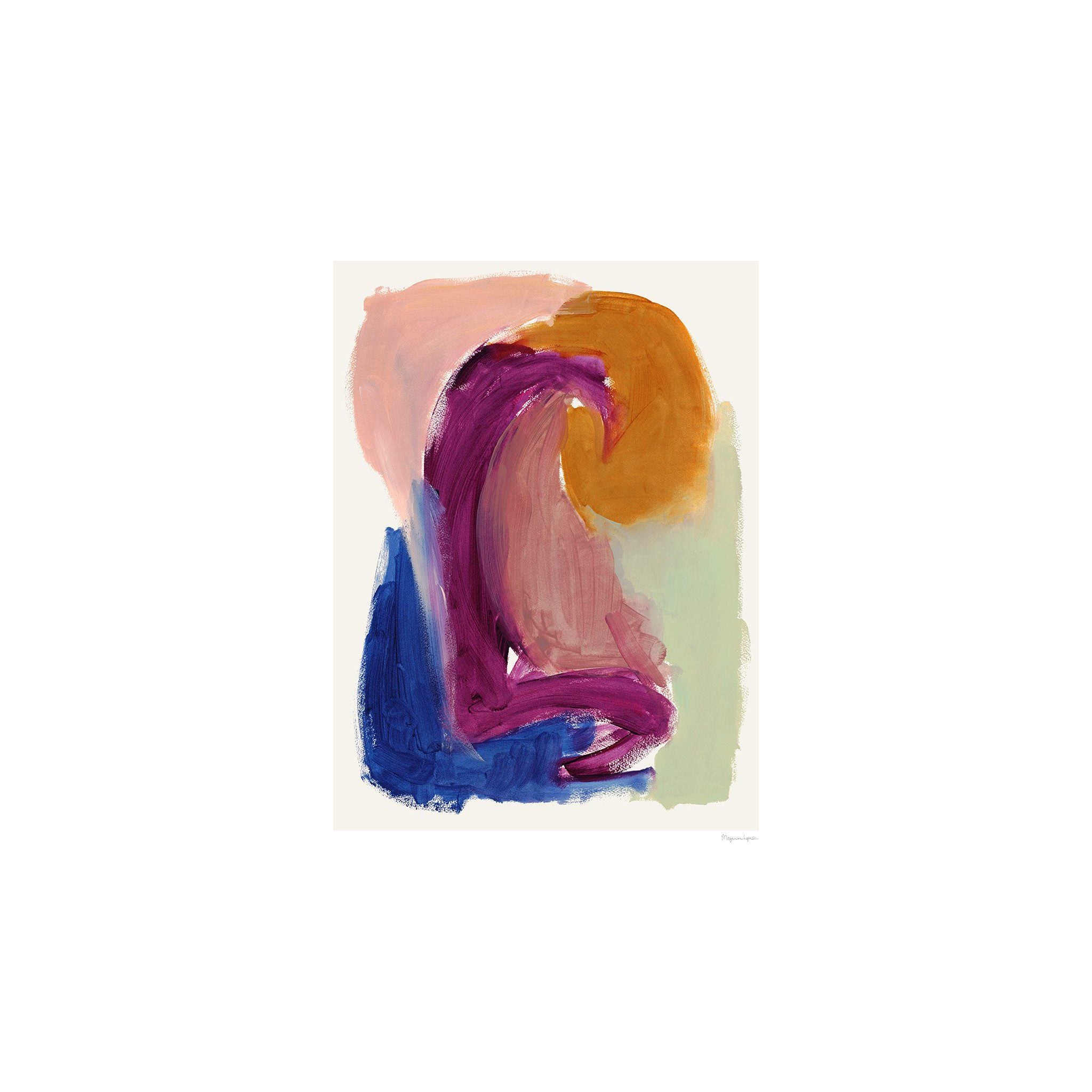 The Poster Club Berit Mogensen Lopez Mudra Art Print - A5 Size Framed Wall Decor | Yoga Studio, Meditation Room & Boho Home Decor