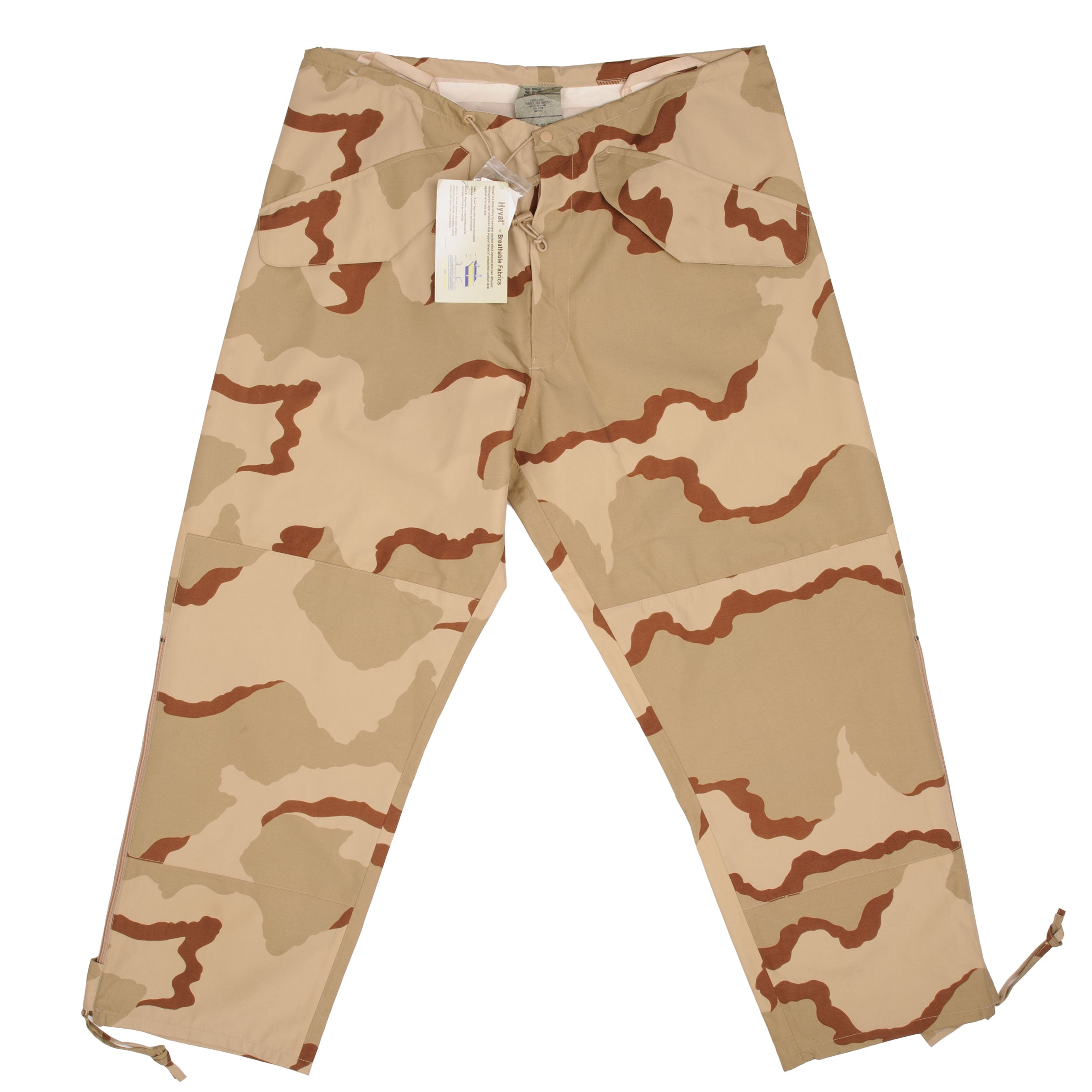 Vintage US Army ECWCS Desert Camo Pants - 2003 Issue, Large Regular, Deadstock | Military Surplus Trousers for Outdoor, Hiking & Tactical Use
