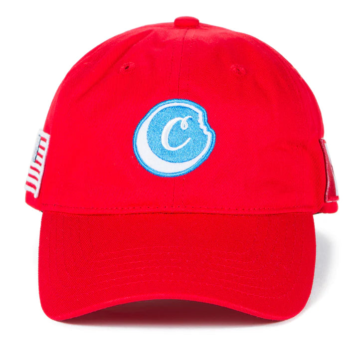 Custom Cookies C Bite Logo & Award Tour Embroidered Patches (1554X5291) Red - Perfect for Jackets, Backpacks, and DIY Crafts