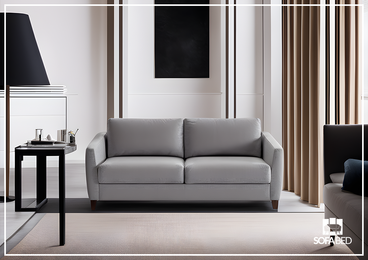Custom Luonto Monika Fabric Sleeper Sofa - Handmade to Order | Convertible Couch Bed for Small Spaces & Guest Rooms | Perfect for Apartments, Dorms & Home Offices