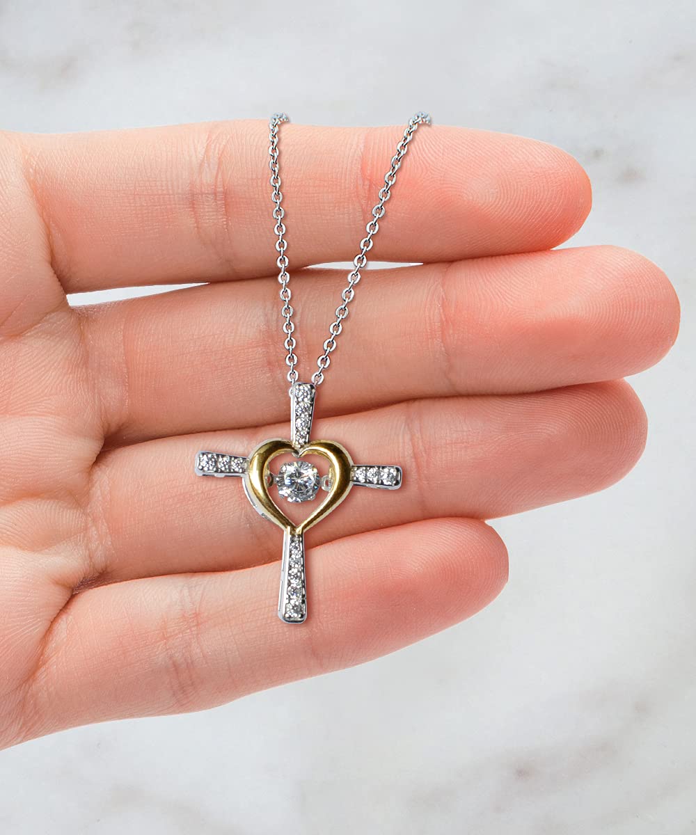 Funny Stepmom Gifts - 'It Takes Someone Special to Be a Stepmom' Motivational Christmas Cross Pendant Necklace for Women - Perfect for Holidays, Birthdays & Mother's Day Celebrations