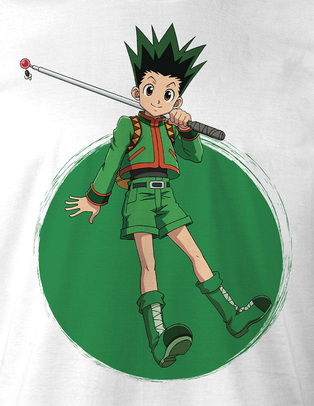 Hunter X Hunter Gon White T-Shirt - Anime Graphic Tee for Men & Women - Perfect for Cosplay, Conventions, and Casual Wear