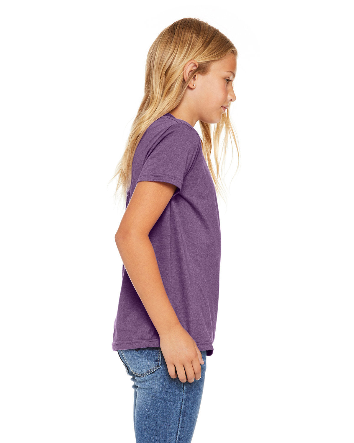 Bella + Canvas 3001YCV Youth Short Sleeve CVC Jersey T-Shirt - Soft Cotton Blend Tee for Kids & Teens - Perfect for School, Sports & Everyday Wear