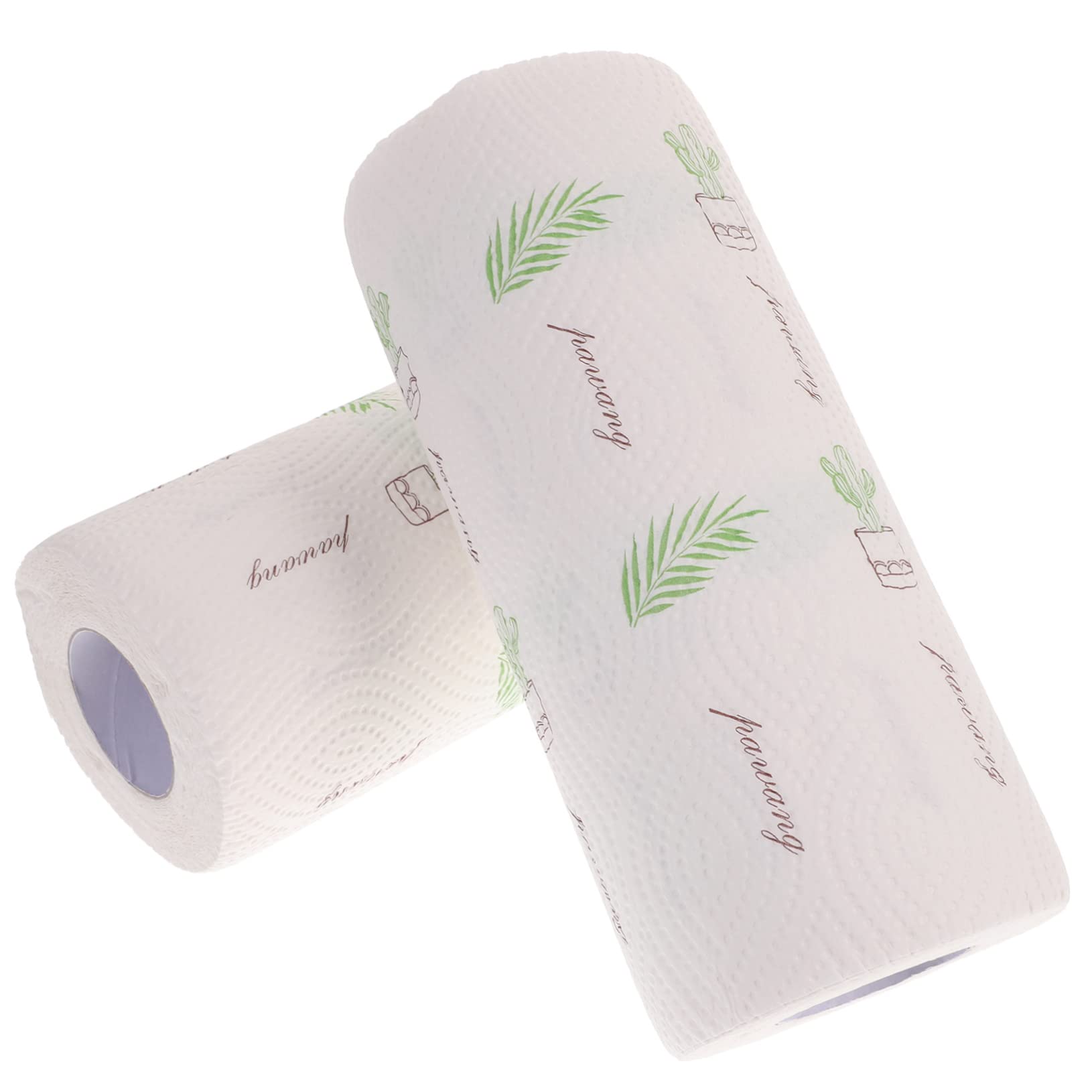 KALLORY 2-Pack Quick Dry Oil Absorbing Kitchen Paper Towels - Reusable Face Cleaning Rags & Kitchen Wipes for Cooking, Makeup Removal & Household Cleaning