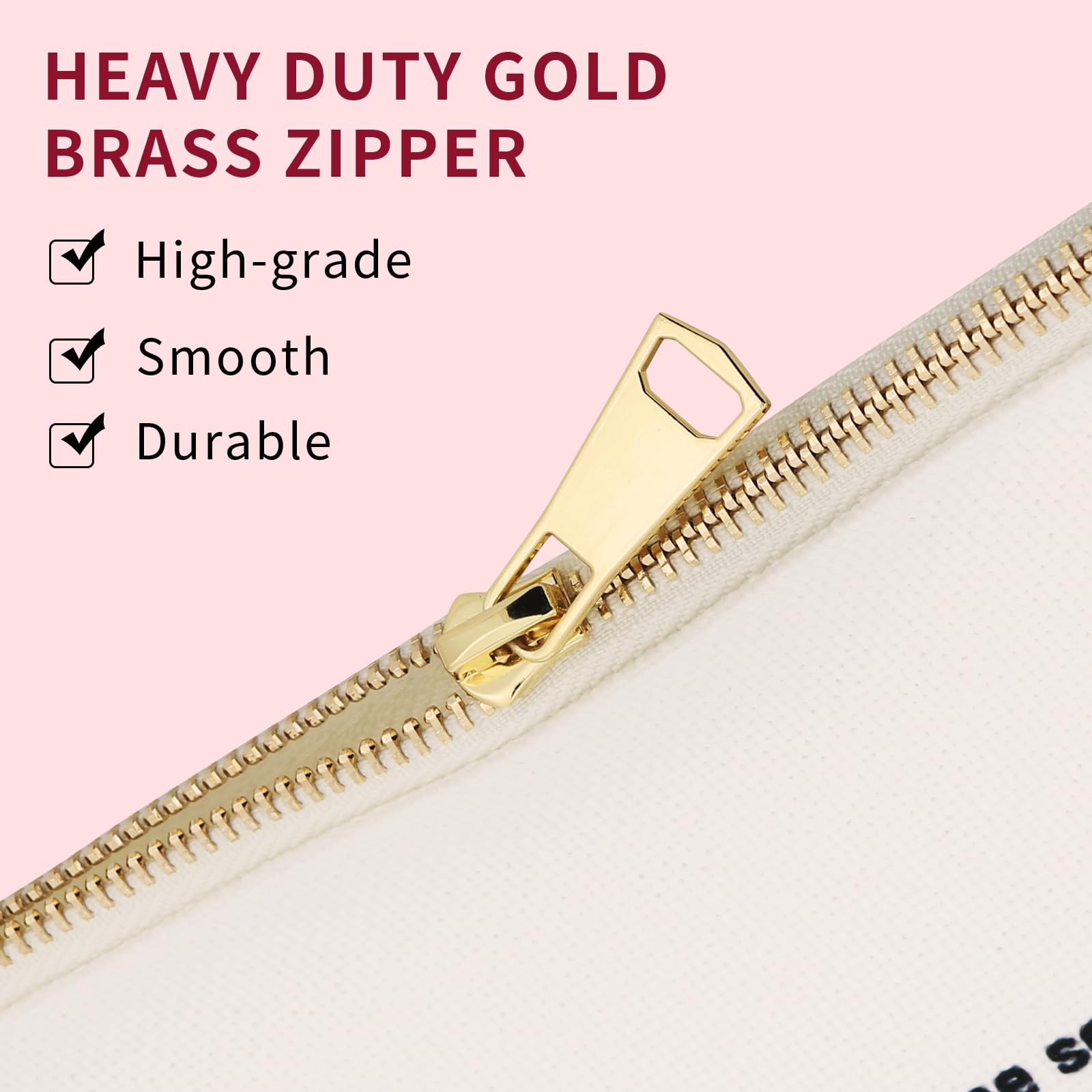 Handmade Medium Linen Cosmetic Bag - Perfect Niece Gift from Auntie, Travel Makeup Pouch for Women | Ideal for Birthdays, Graduation & Daily Beauty Essentials Storage