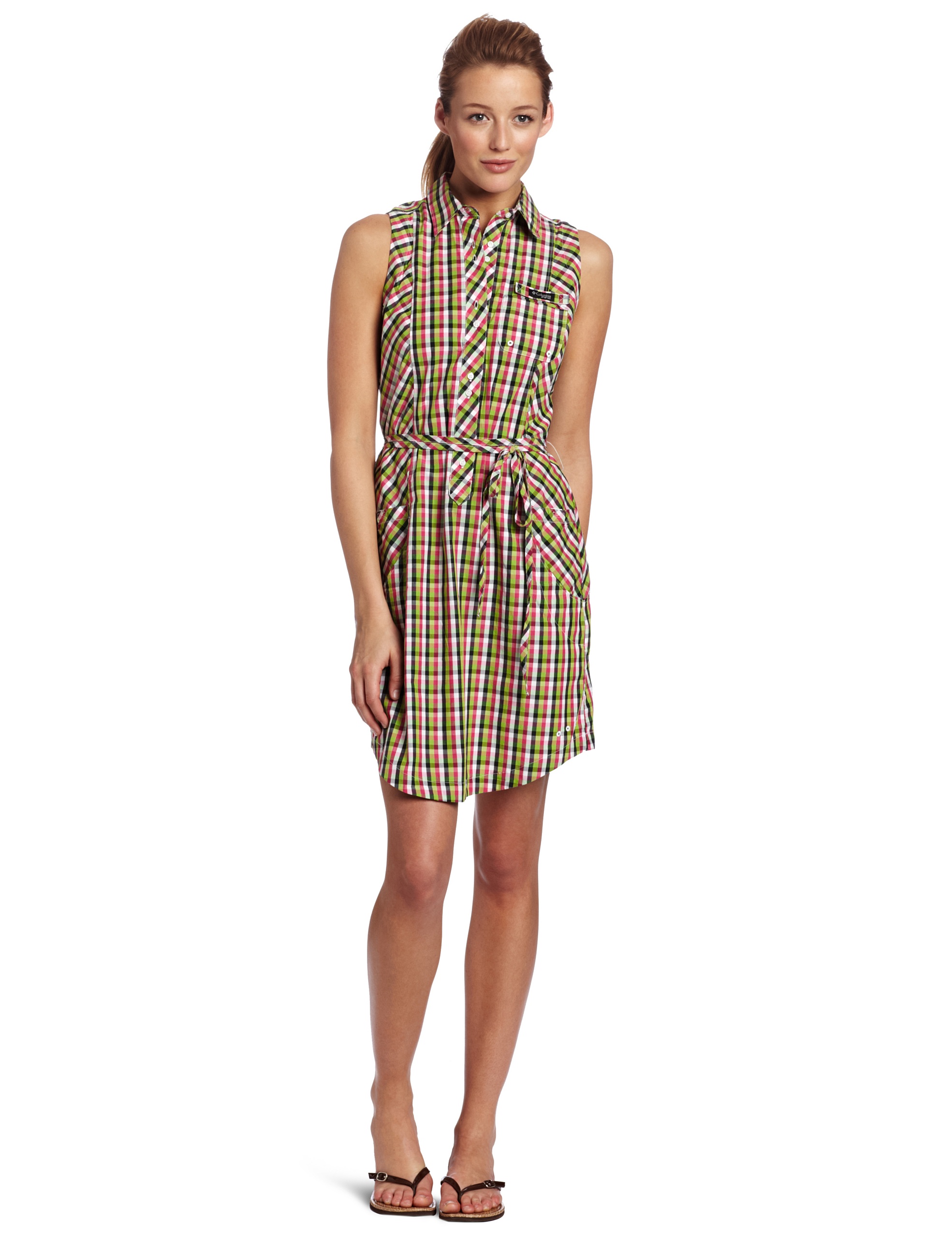 Columbia Women's Super Bonehead Sleeveless Dress - Lightweight Summer Dress for Hiking, Travel & Outdoor Activities