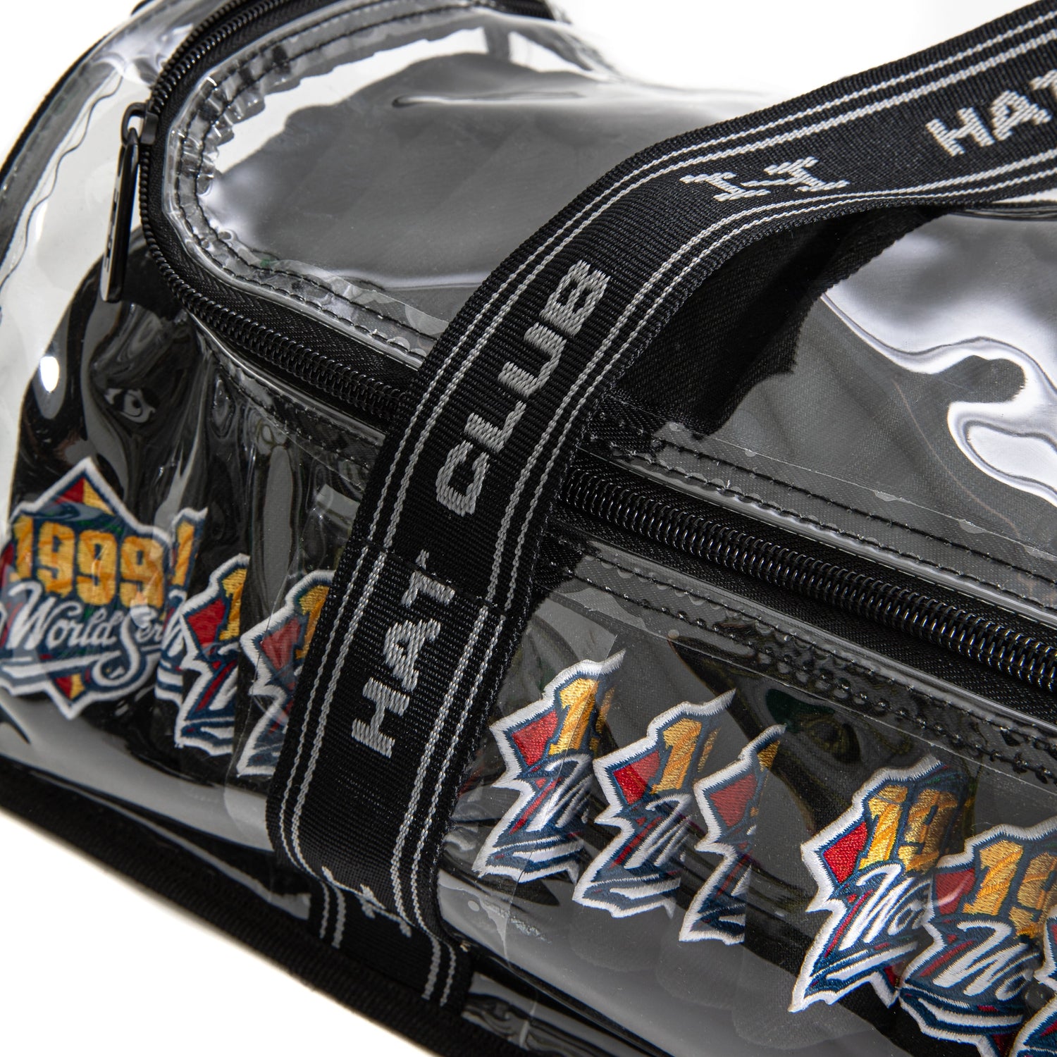 30 Cap Duffle Bag for Hat Storage - Black & Grey | Baseball Cap Organizer | Perfect for Hat Collectors & Travel Accessories