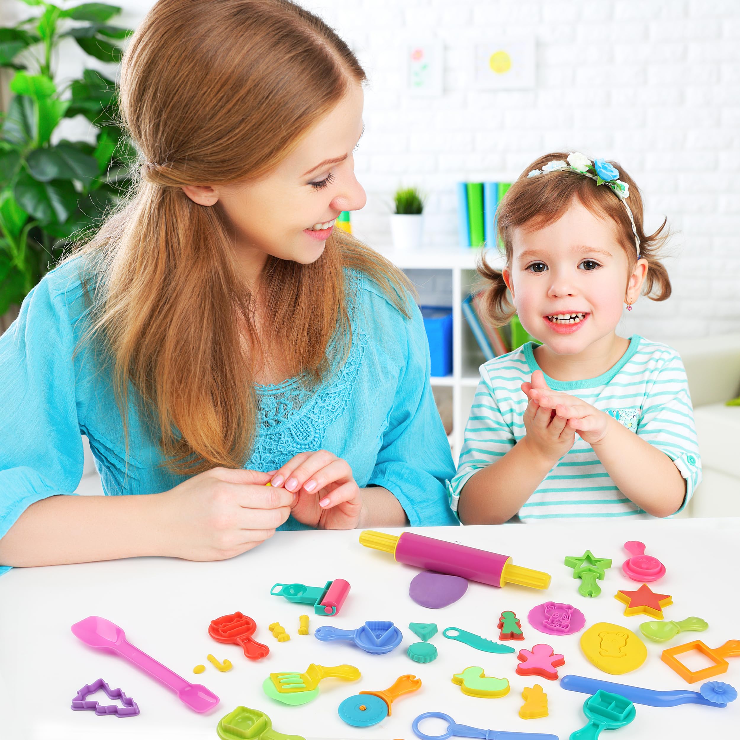 **Mr. Pen 45-Piece Play Dough Tools Kit for Kids – Playdough Molds, Cutters & Accessories – Creative Fun for Arts, Crafts & Sensory Play**