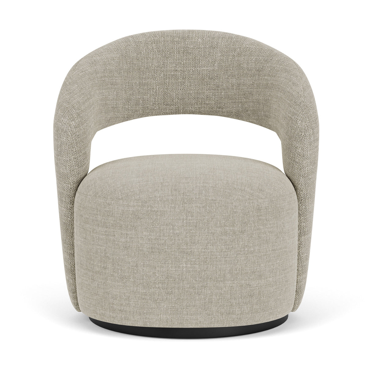 Stylish Judi Fabric Swivel Armchair - Modern Upholstered Accent Chair with 360° Rotation for Living Room, Bedroom or Office - Comfortable Lounge Seating for Home Decor