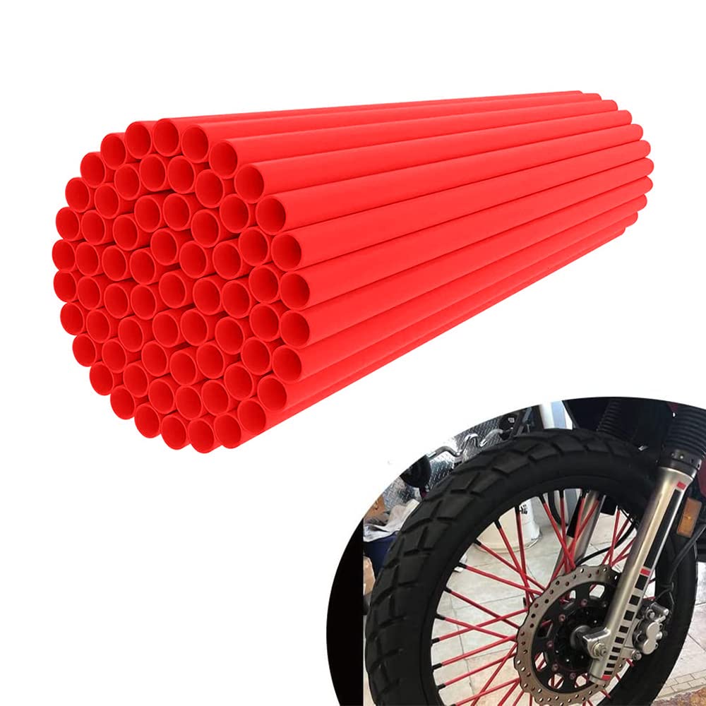 JFG RACING Universal 72Pcs Bike Spoke Covers - Fits 8