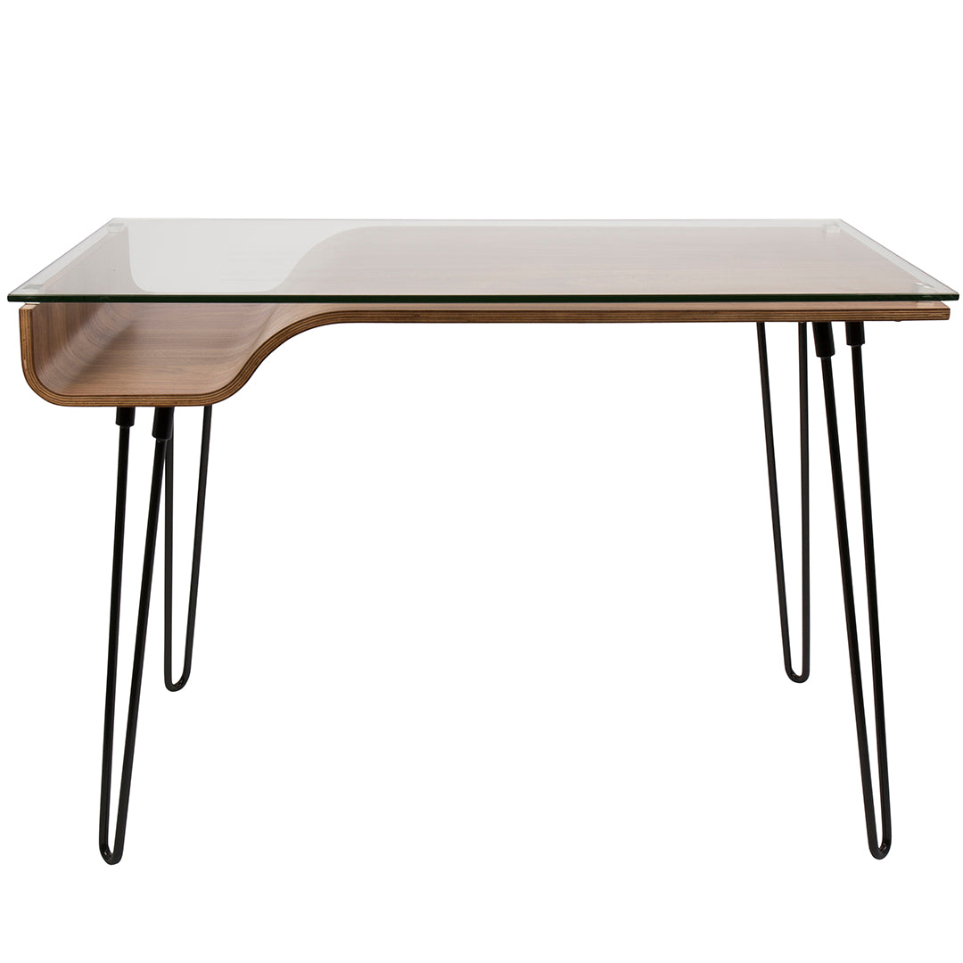 Avery Desk - Modern Home Office Desk with Storage, Ergonomic Design for Work & Study - Perfect for Small Spaces, Apartments & Dorm Rooms