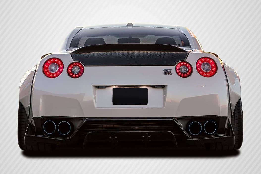Carbon Creations Rear Diffuser Splitters for 2009-2016 Nissan GT-R R35 LBW - 3 Piece Set | Aerodynamic Upgrade for Enhanced Performance & Style | Perfect for Racing, Car Shows & Street Tuning
