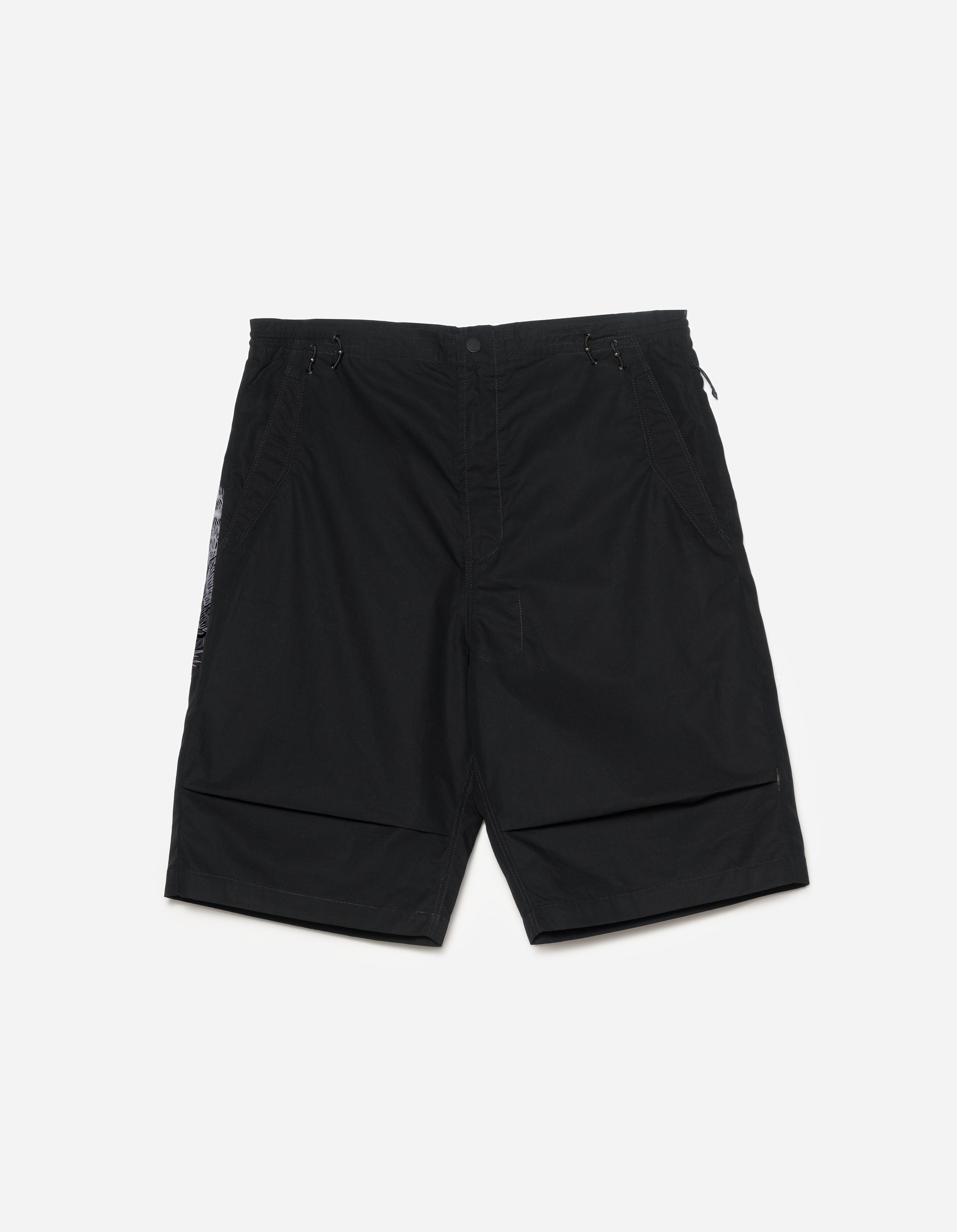 6094 Tiger Dragon Loose Snoshorts Black Tonal - Comfortable Athletic Shorts for Men, Workout, Running & Casual Wear