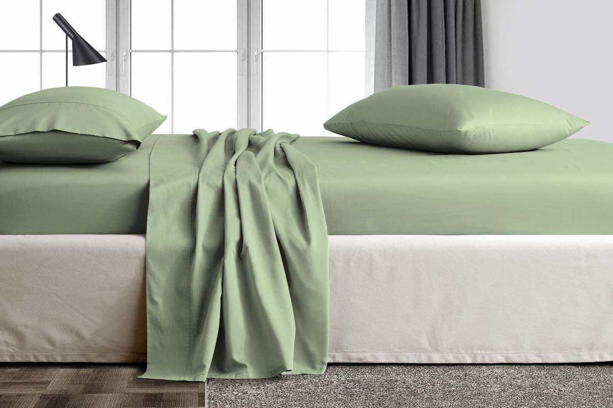 Premium 100% Egyptian Cotton Sheets for Full Size Bed - Soft, Breathable & Deep Pocket (Fits Mattress Up to 16