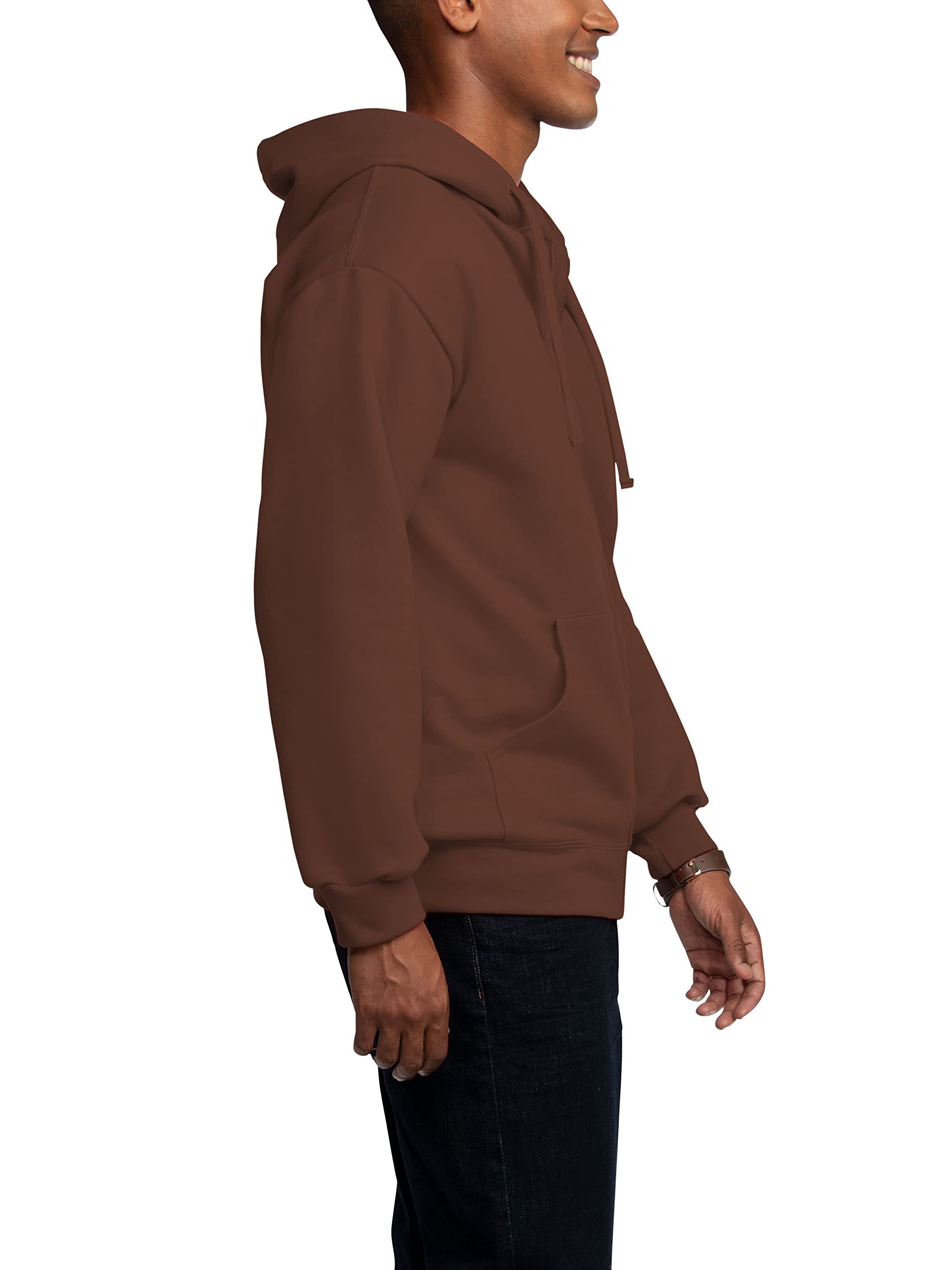 Fruit of the Loom Unisex Adult EverSoft Fleece Full Zip Hoodie Sweatshirt - Cozy Winter Wear for Men & Women - Perfect for Outdoor Activities, Gym & Casual Loungewear