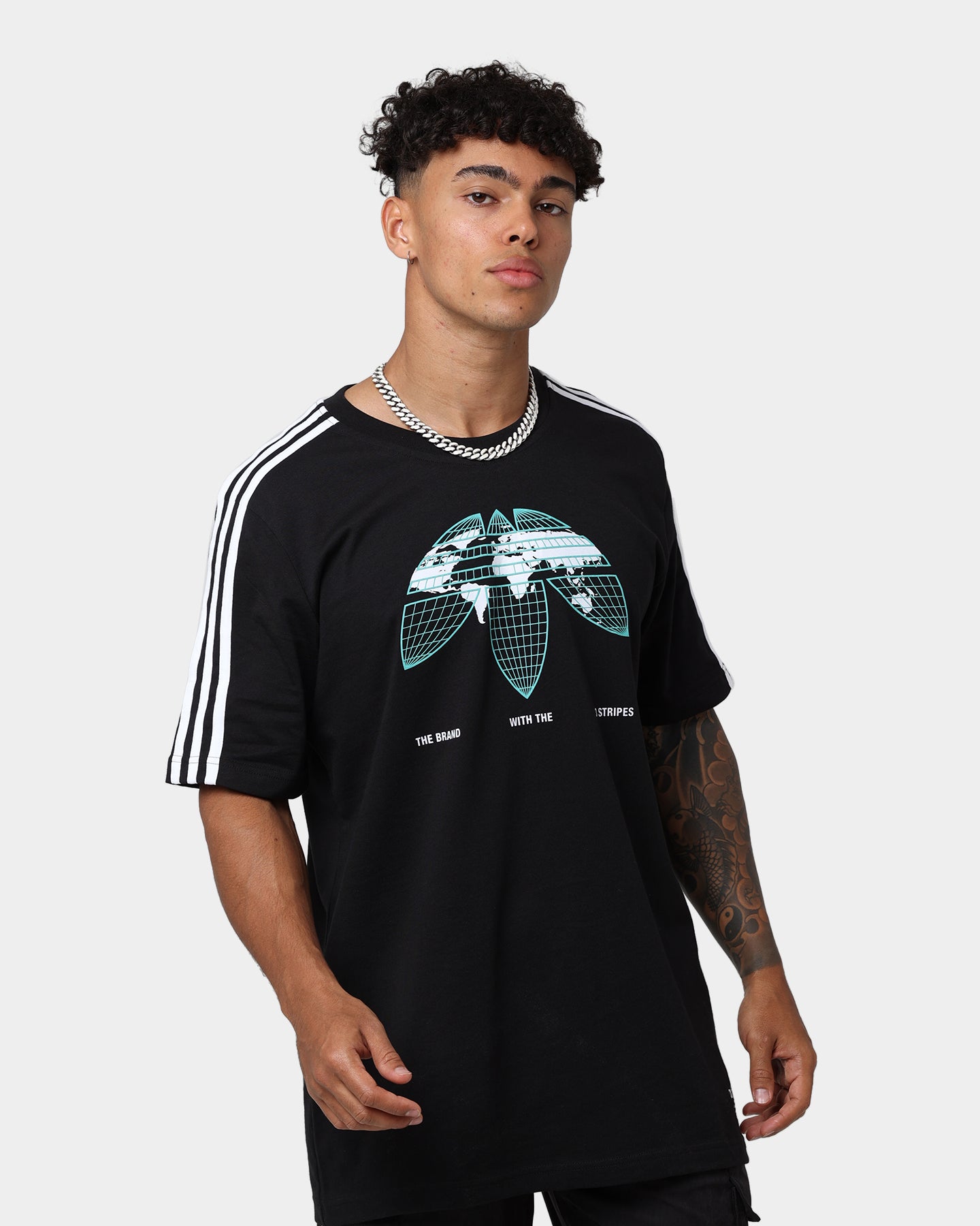 Adidas Graphics United T-Shirt for Men - Black Cotton Short Sleeve Tee | Casual Wear, Street Style & Gym Outfit