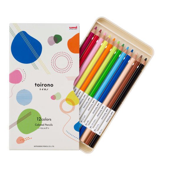 Premium toirono 72-Colors Artist Pencils & uni Mitsubishi Professional Drawing Pencils Set - Vibrant Colors for Sketching, Coloring Books, Adult Art Therapy & School Projects