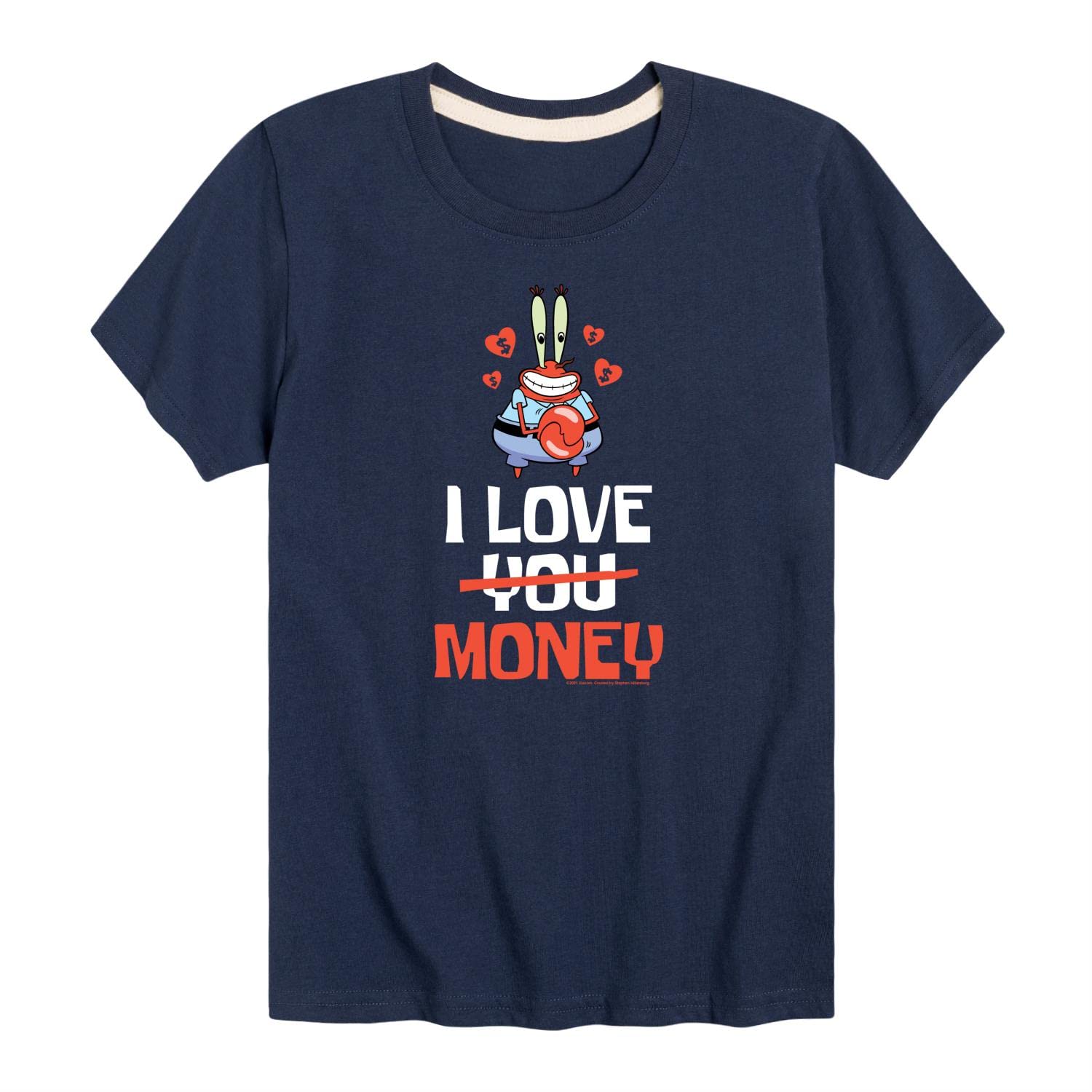Spongebob Squarepants Valentine's Day Graphic T-Shirt for Toddlers & Kids | Cute Cartoon Short Sleeve Tee | Perfect for Valentine's Gifts, School Events & Family Photos