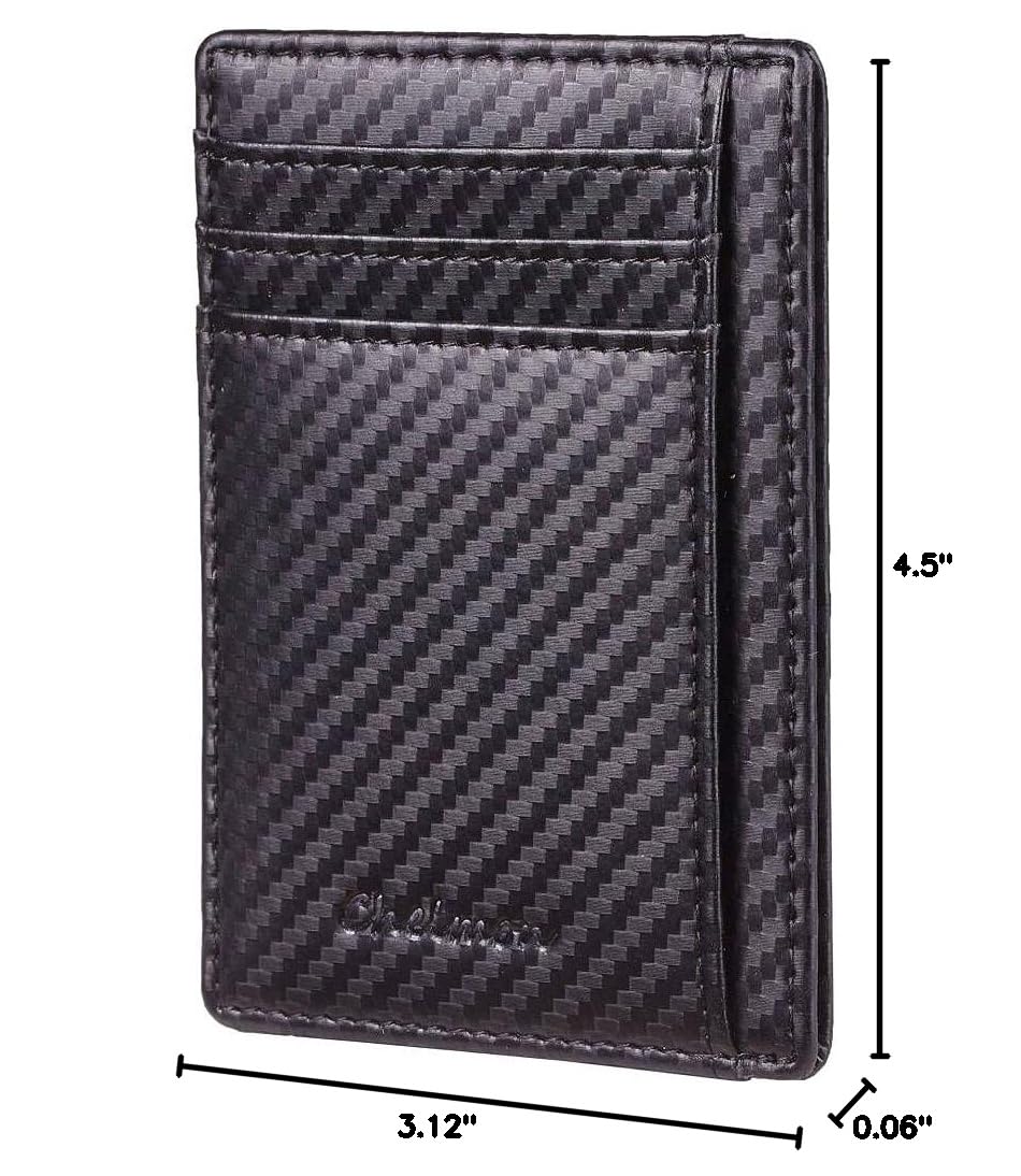 Slim RFID Blocking Wallet for Men - Minimalist Front Pocket Credit Card Holder - Perfect for Travel, Business & Everyday Use