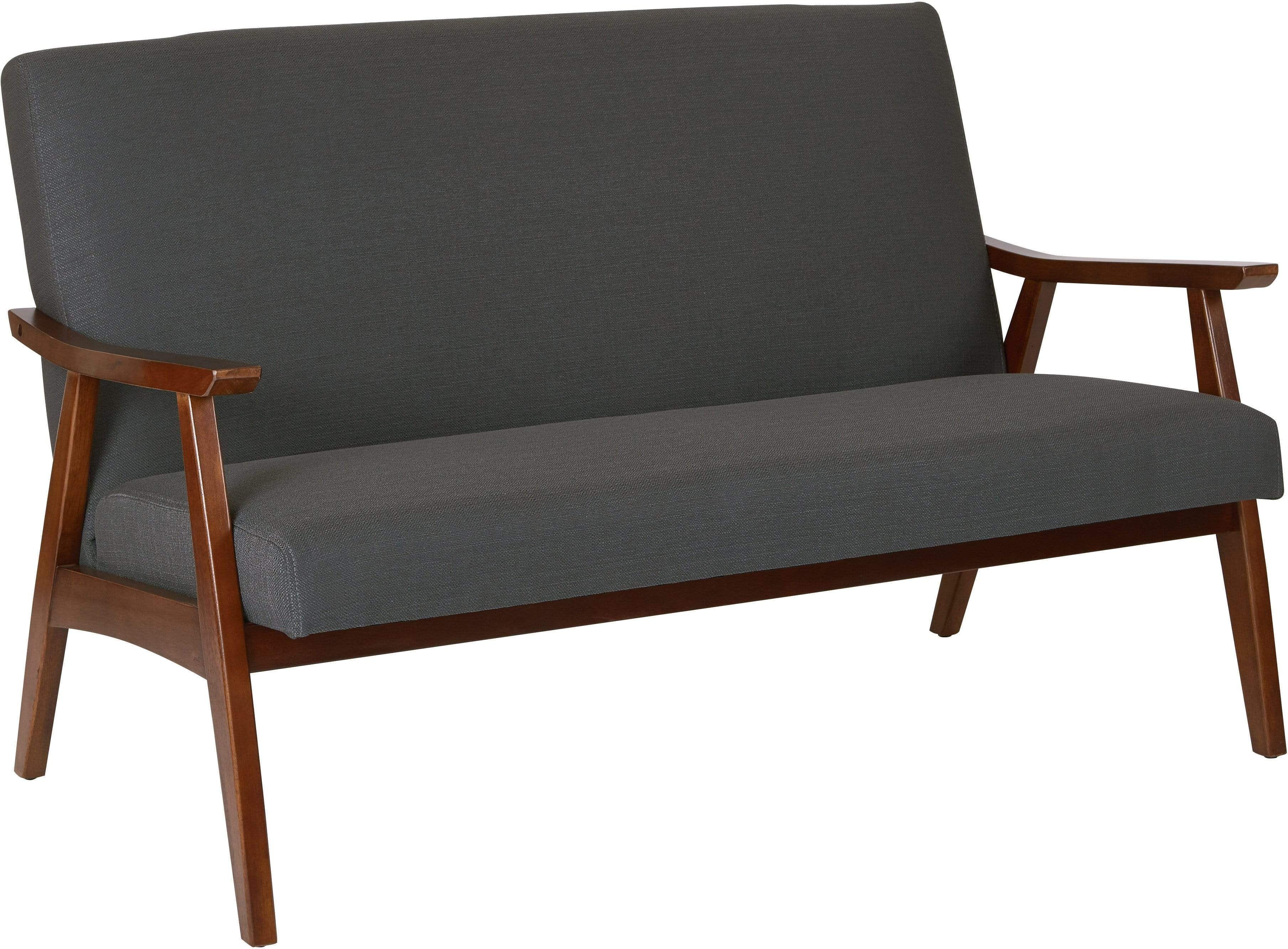 Office Star Avenue Six Davis Loveseat [DVS52] - Modern Office Sofa for Small Spaces, Perfect for Reception Areas, Waiting Rooms & Home Offices