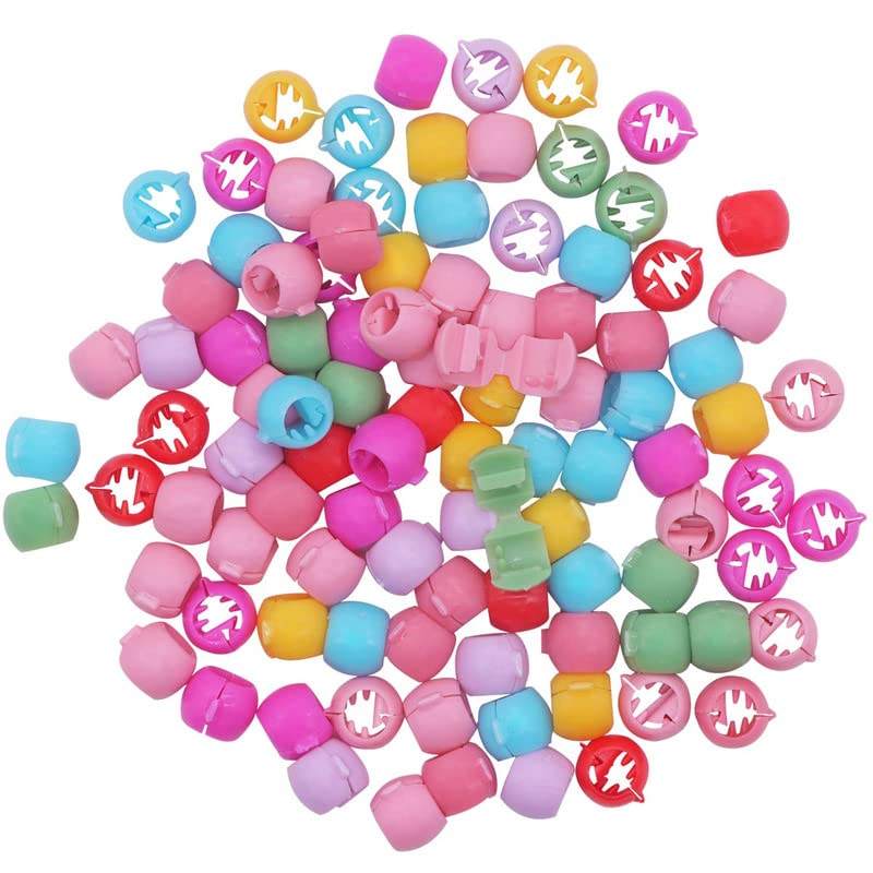 UltraStylist 50 Mini Claw Hair Clips - Tiny Plastic Hair Claws for Braids, Beads & Headwear - Cute Hair Accessories for Women, Girls & Kids - Perfect for School, Parties & Everyday Styling