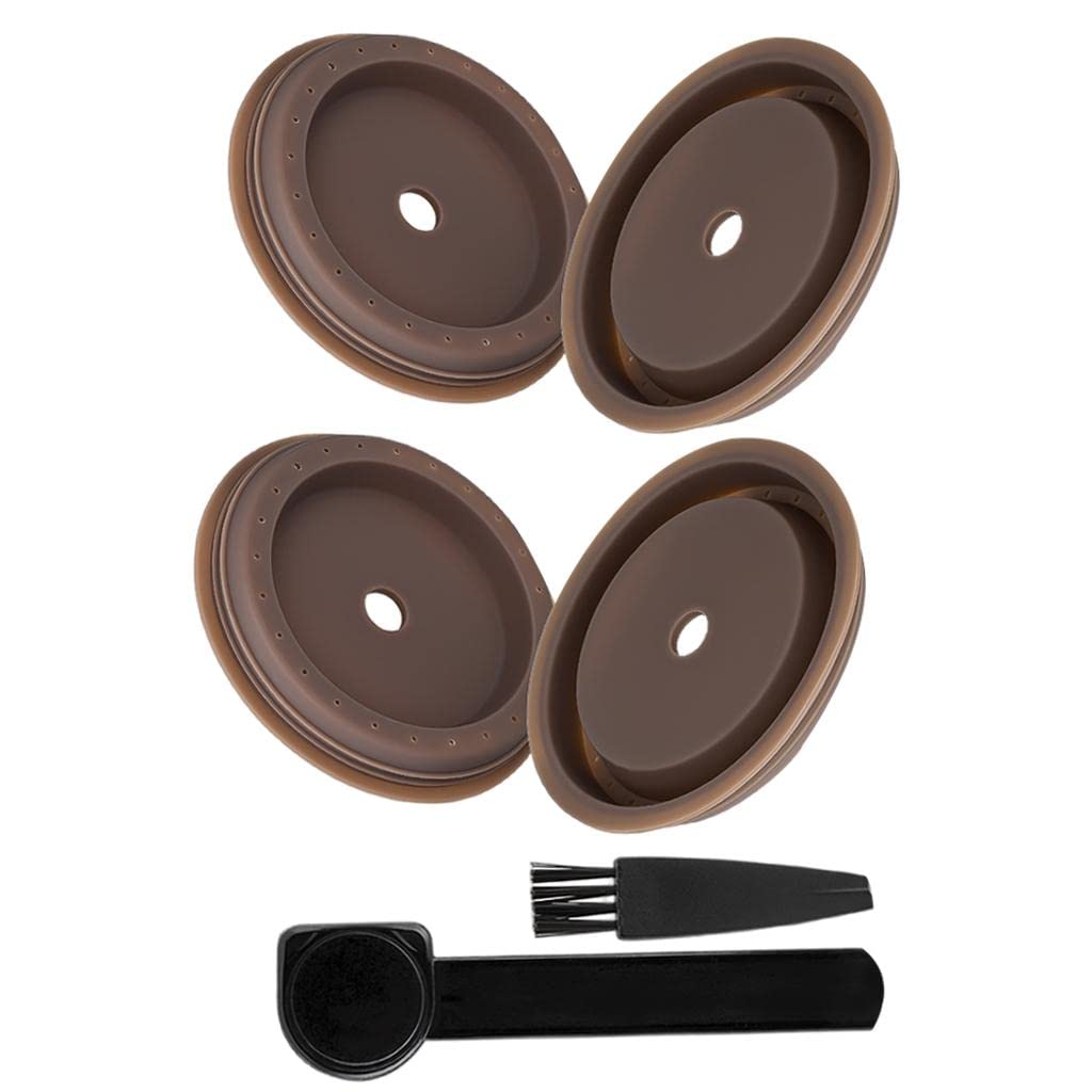 Baoblaze 4X Reusable Coffee Capsules - Refillable Pods for Nespresso Compatible Machines | Perfect for Home, Office & Coffee Shops