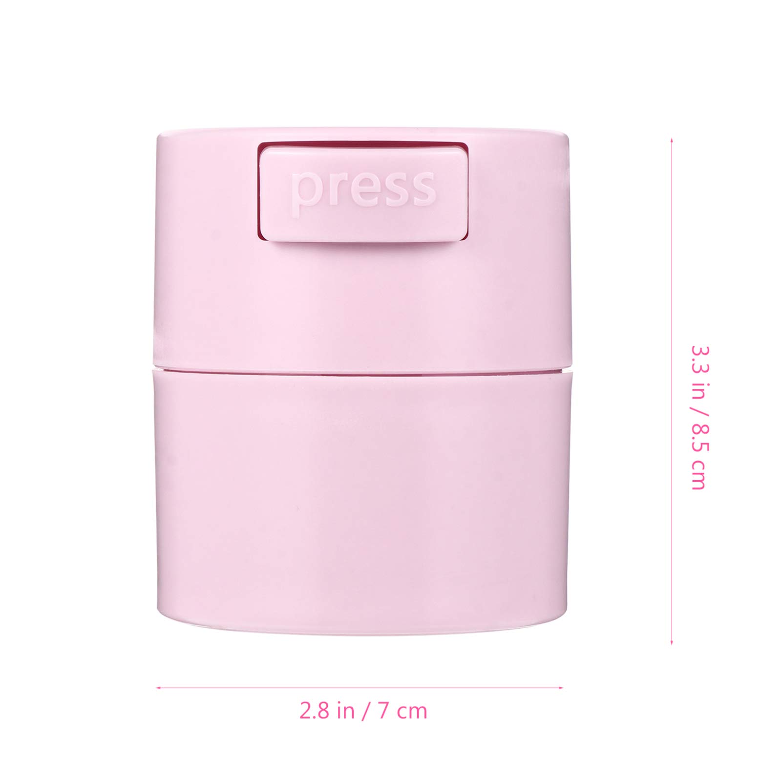 Lurrose Vacuum Seal Eyelash Extension Glue Storage Container - Portable Lash Glue Jar & Nail Polish Organizer for Women & Girls - Perfect for Salon, Travel & Home Use