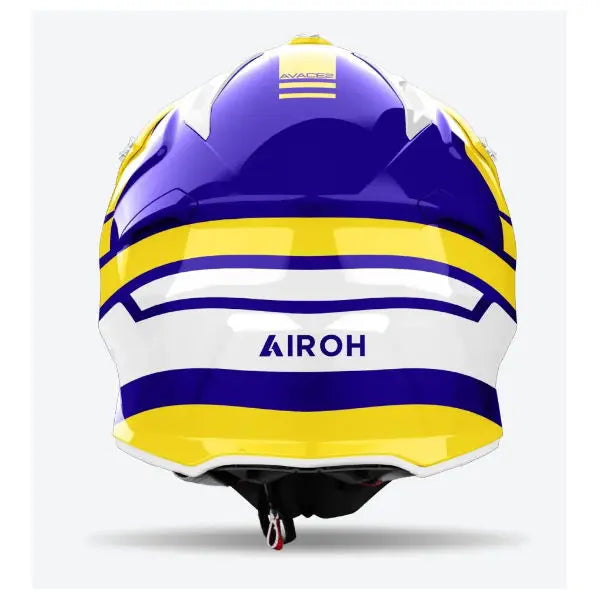 Airoh Aviator Ace 2 Sake Gloss Yellow Motorcycle Helmet - Lightweight Full Face Helmet for Street & Racing Bikes - Perfect for Urban Commuting & Track Days