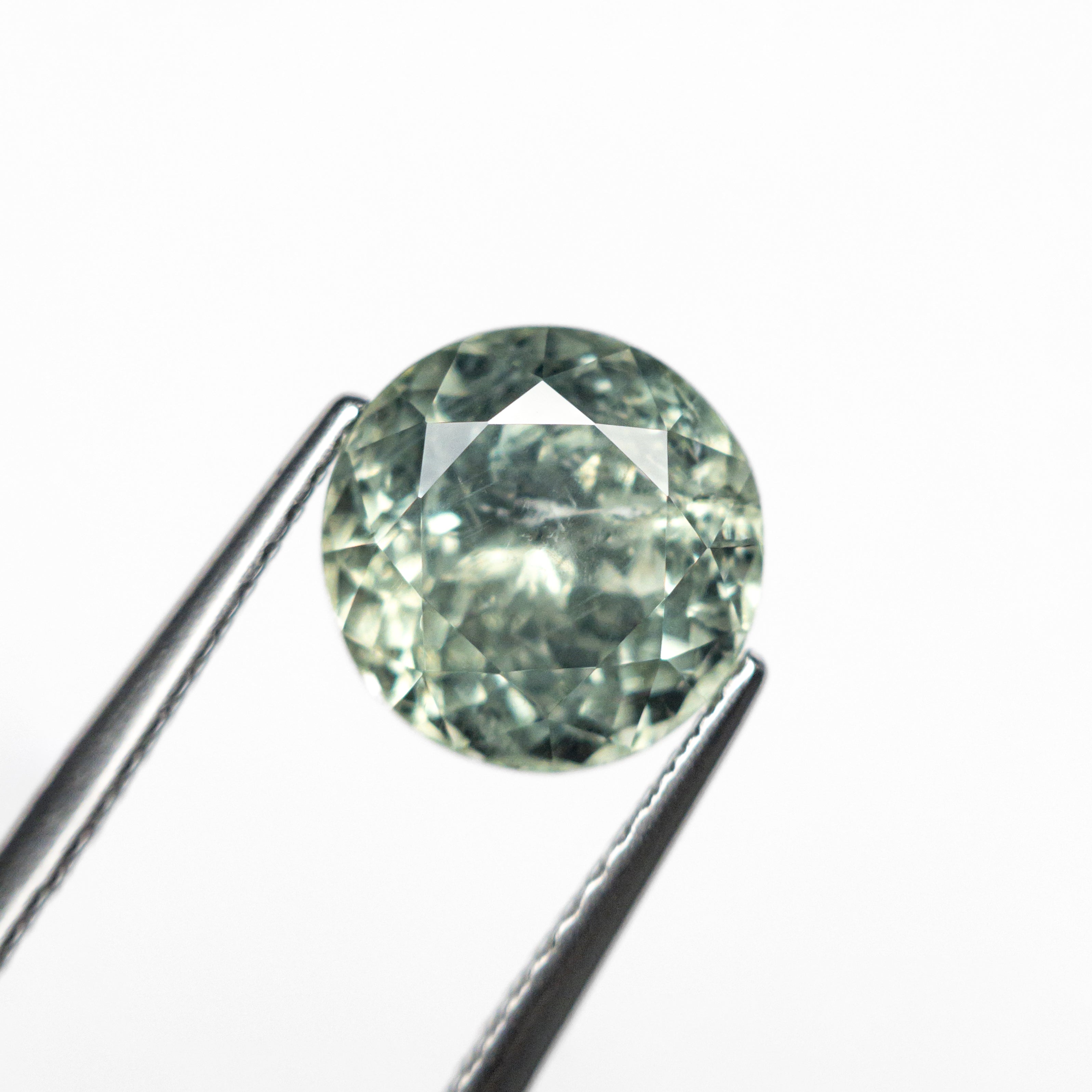 3.54ct Round Brilliant Blue Sapphire - 8.56x8.52x6.19mm Natural Loose Gemstone for Engagement Rings & Fine Jewelry Making