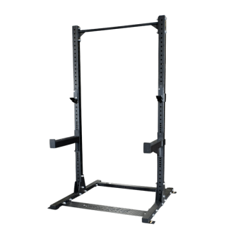 Body Solid SPR500 Commercial Half Rack - Heavy Duty Power Cage for Home Gym Strength Training - Perfect for Squats, Bench Press & Weightlifting Workouts