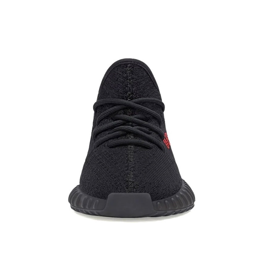 Adidas Yeezy Boost 350 V2 Bred Black Red - Men's Running Shoes for Jogging, Gym & Streetwear Fashion