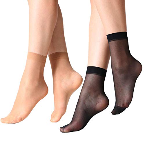 6 Pairs Black,6 Pairs Natural