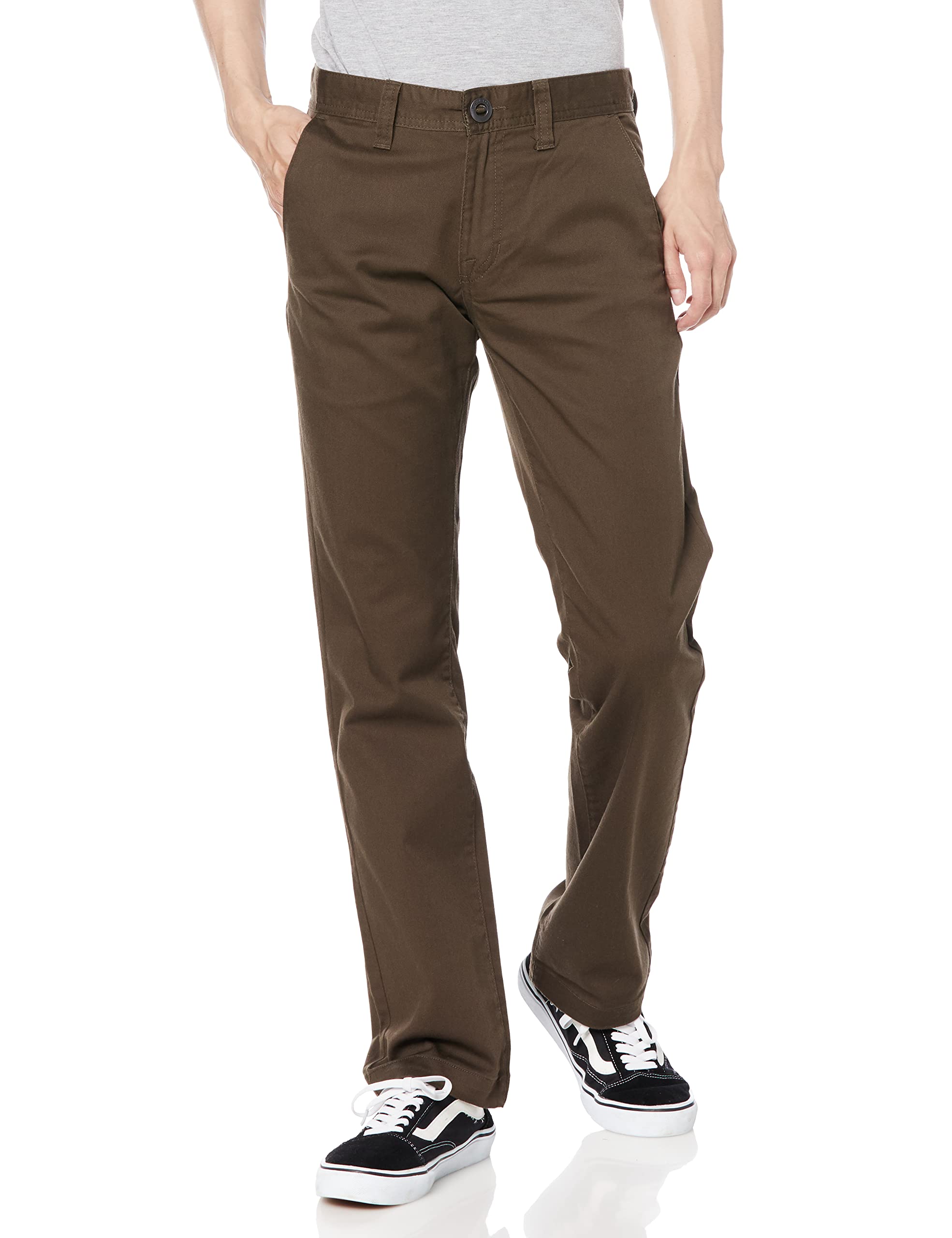 Volcom Men's Frickin Modern Stretch Chino Pants - Comfortable Slim Fit Casual & Work Pants for Office, Travel & Everyday Wear
